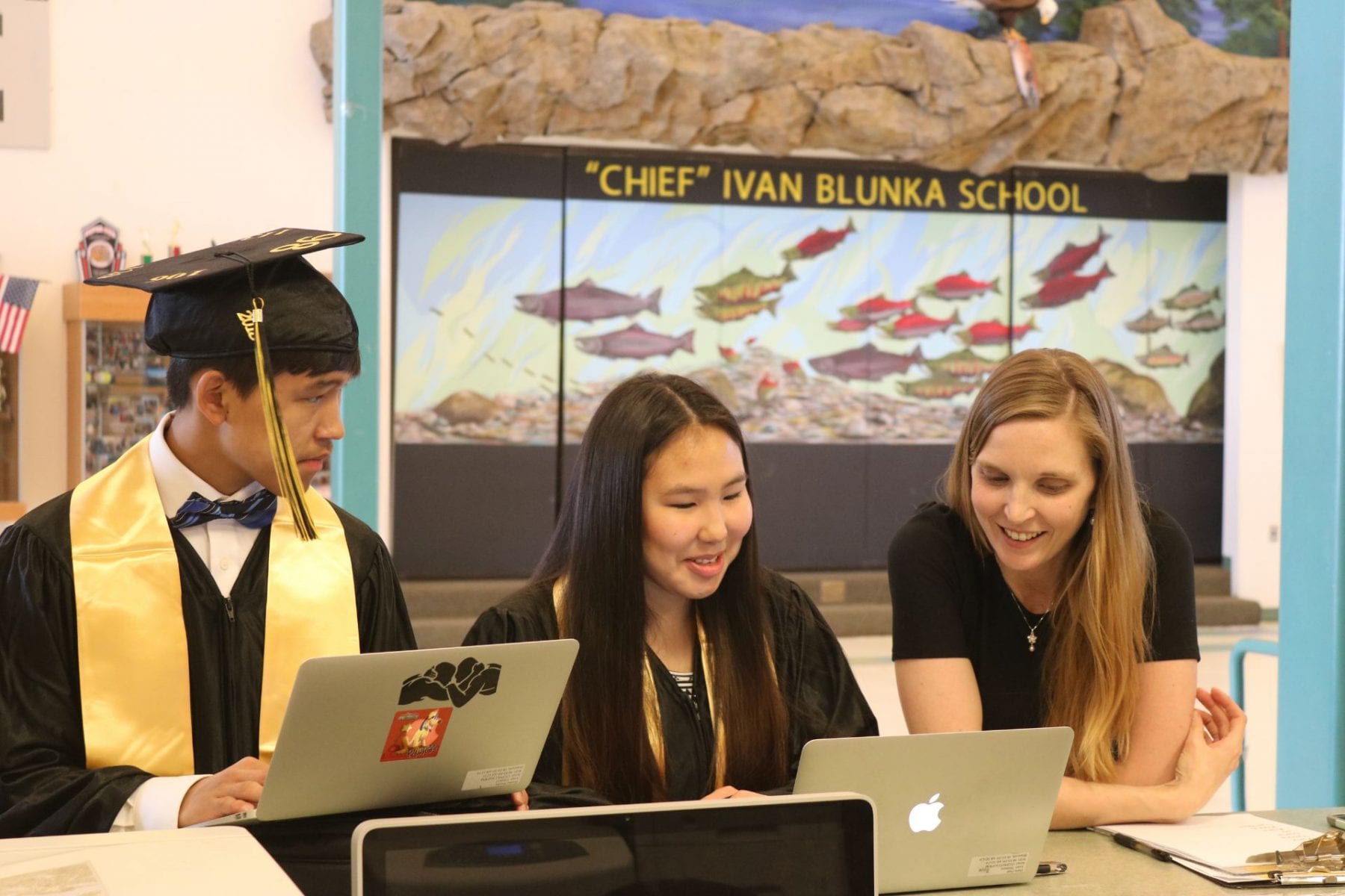 ‘Meghan Redmond, Assistant Principal of Chief Ivan Blunka School in New